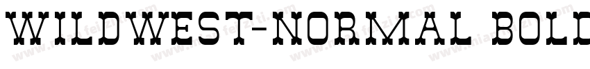 WildWest-Normal Bold字体转换